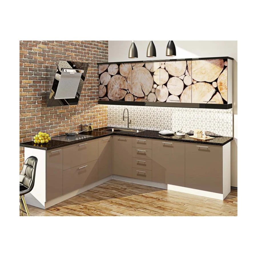 Kitchen "Painted high gloss with printing" KX-6750 order